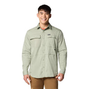 Columbia Landroamer Twill Men's Long Sleeve Button-Down Shirt, Safari Green, Extra Large, 212058