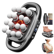 DZORUN 16-Head Massage Gun, Deep Tissue Percussion, 30 Intensity Levels, 3 Modes, 16 Interchangeable Heads, Quiet Operation, Black
