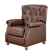 The Pioneer Woman PW453057G916001 Harper Leather Recliner, Whiskey Upholstery