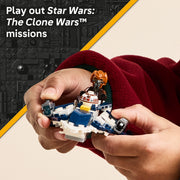 LEGO Star Wars Plo Koon Jedi Starfighter Microfighter Building Toy Multicolor 89 Pieces 75400