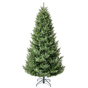 My Texas House 7.5' Pre-Lit Grand Spruce Green Artificial Christmas Tree with 2250 LumaDazzle Color-Changing Twinkle LED Lights,