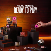 Mini Brands Really Works Vinyl Playset Series 1 Miniature Record Player with Real Music Playback, Pink