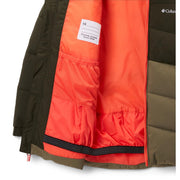Columbia Boys Arctic Blast II Heavyweight Jacket, Waterproof, Thermarator Insulation, Adjustable Hood, Greenscape Stone Green, Large, 208972