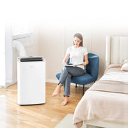 Midea MAP08S1XWT-S 8, 000 DOE, 12, 000 BTU ASHRAE SmartCool Portable Air Conditioner