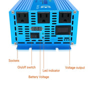 LVYUAN F-2000P 2000 Watts/4000 Watts Pure Sine Wave Power Inverter