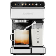 Chefman CafMaster Pro Espresso Machine, 15-Bar Pump, Built-In Milk Frother, 1.8 Liter Removable Water Reservoir, Stainless Steel, RJ54-I-SV-AM