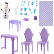 Mattel Disney Frozen Elsa Frozen Ice Palace Playset with Olaf Figure, 5 Play Areas, 21 Accessories, Multicolor, Over 2.5 Ft Tall
