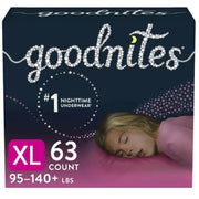Goodnites 53386 Girls Night time Bedwetting Underwear, XL