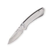 Buck Knives 744 Sovereign Folding Pocket Knife, 7Cr Stainless Steel Modified Clip Point Blade, Silver