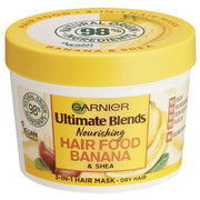Garnier Ultimate Blends Banana 3-in-1 Dry Hair Mask Treatment, 390ml Duo