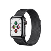 Apple Watch Gen 5 Series 5 Cell 40mm Space Black Stainless Steel - Space Black Milanese Loop MWWX2LL/A