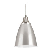 Progress Lighting P5175-0930K9 Contemporary/Soft 1-9W Led 3000K Pendant, Brushed Nickel