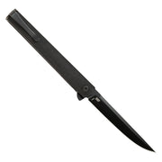 CRKT 7097KC CEO Flipper Blackout Folding Knife, Black