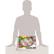 Pokemon Mega Evolution Ascended Heroes Premium Poster Collection with Foil Promo Card, 10 Booster Packs, Double-Sided Poster, 10-10302-120
