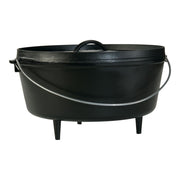 Lodge 10-Qt. Cast Iron Camp Dutch Oven