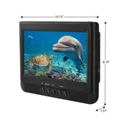 ONN Dual Screen DVD Player with Digital Panel 10