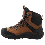 KEEN 1024136 Revel IV Polar Insulated Waterproof Hiking Boots for Men - Dark Earth/Caramel Cafe - 9.5M