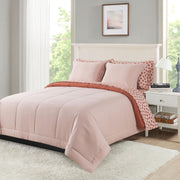 Mainstays Bed-in-a-Bag, Pink, Queen