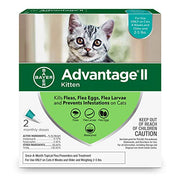 Bayer Animal Health 86335417 Advantage II Flea Prevention for Cats 2-5 lb, 2 doses