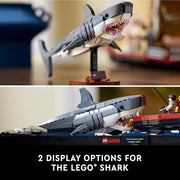 LEGO 21350 Ideas Jaws Shark Toy and Diorama Building Set