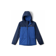 Columbia Rain-Zilla Jacket for Kids - Collegiate Navy/Mountain Blue - M
