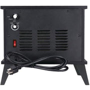 Lifesmart FEJ16C 1000W Tabletop Infrared Fireplace Space Heater with Flame Effect - Black