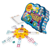 Mexican Train D12 with Dots in Tin Board Game