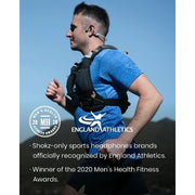 Shokz S803 OpenRun Bone Conduction Waterproof Bluetooth Headphones for Sports with Cooling Wristband (Grey)