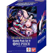 Bandai One Piece Card Game Double Pack Set 9 The Azure Sea's Seven Booster Packs Blue Packaging OP14-EB04