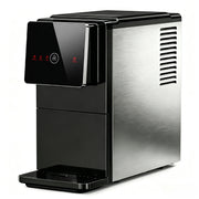 Simzlife Countertop Nugget Ice Maker, 40 lbs/24h Chewable Pellet Ice, 1.8L Removable Tank, Auto Self-Cleaning, LED Control Panel, Black, IM048-NBS