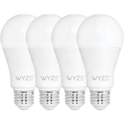 Wyze Labs WLPA19V2-4PK Smart Bulb, 4 Count, White