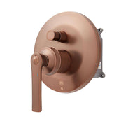 Signature Hardware Liberty Single Lever Concealed 4-way Pressure Balanced Shower Valve Oil Rubbed Bronze