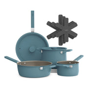 bella 9-Piece Cookware Set, Fits-anywhere Kitchenware Surf