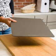 Brod & Taylor Bread Steel Max Baking Sheet, 14 in x 14 in x 0.15 in, Flax Oil Coated Non-Stick Steel, Black, SC-811