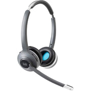 Cisco 562 Wireless Dual Headset, Bluetooth, Noise Isolation, Multi Base Station, On-Ear, Charcoal