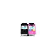 ONN INHPCL100014173 HP 64 Black and 64 Tri-Color Remanufactured Ink, 2 Cartridges