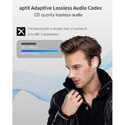 ANFIER M6S Language Translator Earbuds, White