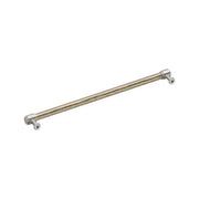 Signature Hardware Lazzara Hammered Appliance Pull, Polished Nickel, 18 Inch Center to Center, Zinc, SH553207PN