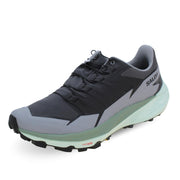 Salomon Thundercross Trail Running Shoes for Men, Dynamic Cushioning, Quicklace System, Asphalt Sharkskin Spray, Size 8.5, 475608
