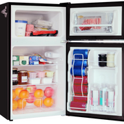 Frigidaire EFRO88ONYX Retro Mini Refrigerator with Freezer Compartment, 3.2 Cu Ft, Onyx