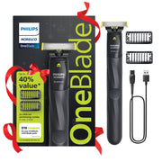 Philips Norelco OneBlade Face and Body Electric Trimmer with Hybrid Technology, Wet and Dry Use, 2 Combs, 94745308