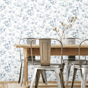 RoomMates WM12273PLS Dancing Leaves Peel and Stick Wallpaper, 20.5 in x 18 ft