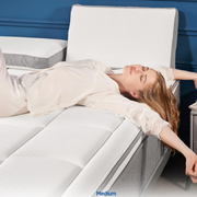 DH DIGLANT HOME 10 Inch Twin XL Mattress in a Box Pocket Spring Coils Hybrid Mattress with Cool Gel Memory Foam for Cool Sleep Medium Firm