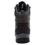 NORTIV8 Men's Insulated Winter Snow Ski Boots, Rubber Sole, Size:9, Black Grey - Waterproof
