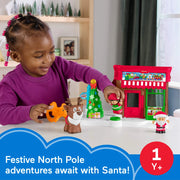 Fisher-Price JLW93 Little People Christmas Wonderland Gift Set for Toddlers & Kids, 8 Pieces