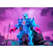 Moose Toys MrBeast Lab Alpha Hybrid Action Figure, Blue Glow-In-The-Dark, Fusion Chamber Playset, Collectible Hybrid Panther, 12 Inch