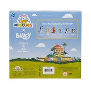 Build-A-Bear Micro Mini Beans Bluey Plush 6 Pack Collection, Blue, Recycled Polyester