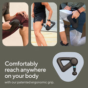 Theragun Elite Handheld Deep Tissue Massage Gun, 16mm Percussive Therapy, Bluetooth Enabled, Black, 5th Generation