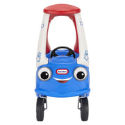 Little Tikes USA Cozy Coupe Foot-to-Floor Ride-On Toy with Patriotic Red White and Blue Theme, Ages 1-5 Years, 664908