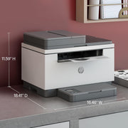 HP MFP M234sdw LaserJet Monochrome Laser Printer, Fast Duplex Printing, Dual-Band Wireless, Automatic Document Feeder, Compact Design